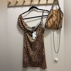 Nasty Gal Leopard Print Dress